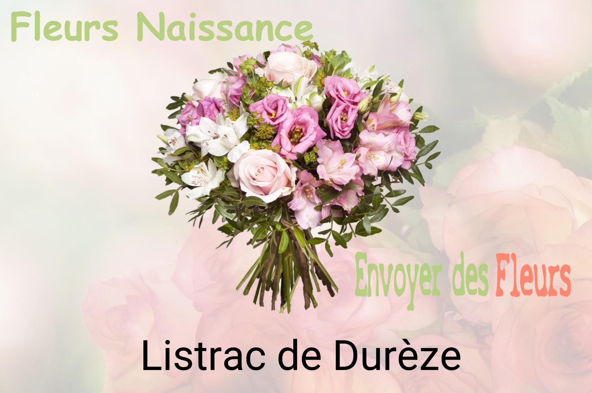 Bouquet de fleurs de naissance livré à Listrac-de-Durèze